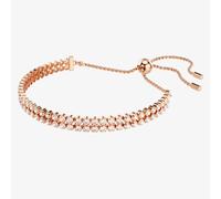 Swarovski Matrix Tennis Bracelet, Clear Round-Cut Crystals in a Rose Gold-Tone Finished Setting, Part of the Matrix Collection