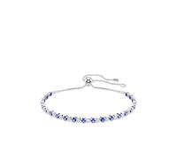 Swarovski Matrix Tennis round-cut stone bracelet - Silver M
