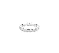 Swarovski Matrix Vittore ring, Round cut, White, Silver-tone finish