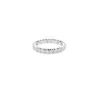 Swarovski Matrix Vittore ring, Round cut, White, Silver-tone finish