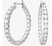 Swarovski Matrix White Cubic Zirconia Hoop Earrings 5647715