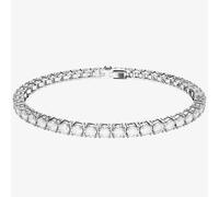 Swarovski Matrix Silver Round Tennis Bracelet - 16.5cm