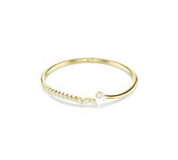 Swarovski Jewellery Swarovski Mesmera Mixed Cuts Crystal Gold Tone Open Bangle 1.5cm, 5.8 x 4.8cm