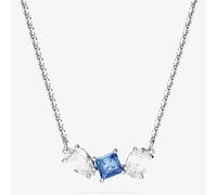 Swarovski Mesmera Blue Mixed Cuts Rhodium Plated Necklace 5668276
