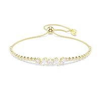 Swarovski Mesmera Bracelet, Mixed Cuts, White, 18K Gold Finish