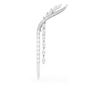 Swarovski Mesmera Brooch, Mixed Cuts, White, Rhodium Plated