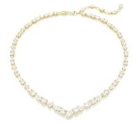 Swarovski Gold Mesmara White Mixed Cuts Necklace - 45cm