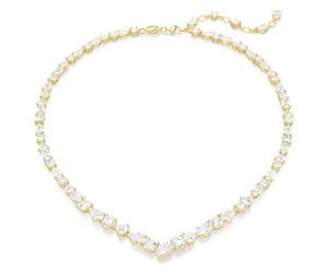 Swarovski Mesmera: Collana V White/GOS 32 Women's Gold, One Size