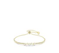 Swarovski Mesmera crystal-embellished adjustable bracelet - Gold OS