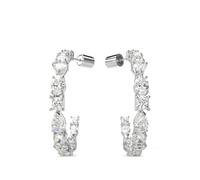 Swarovski Mesmera crystal-embellished hoop earrings - Silver OS