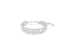 Swarovski Jewellery Swarovski Mesmera Mixed Cuts Double Row Crystal Bracelet 1.2cm, 15.5-19.5cm
