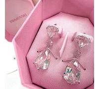 Swarovski Mesmera Drop Earrings Mixed Cut White Rhodium Plated 5652038 New Boxed
