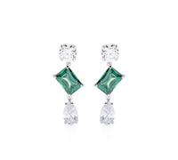 Swarovski Mesmera drop earrings - Silver One Size