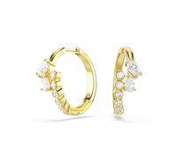 Swarovski Jewellery Swarovski Mesmera Mixed Cuts Crystal Gold Tone Hoop Earrings 2.2 x 0.8 x 1.9cm