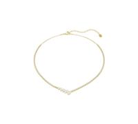 Swarovski Jewellery Swarovski Mesmera Mixed Cuts Crystal Gold Tone Necklace 0.6cm, 38-45cm