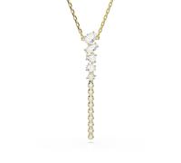 Swarovski Mesmera Gold White Mixed Cuts Y Necklace