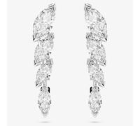 Swarovski Mesmera Rhodium Plated Marquise Cut Stud Earrings 5748007