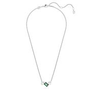 Swarovski Mesmera Rhodium Plated Pendant Necklace Green