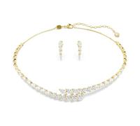 Swarovski Mesmera Set, Set (2), Marquise Cut, White, 18K Gold Finish