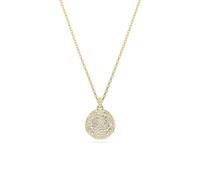 Swarovski Meteora Gold White Pavé Layered Pendant Necklace - 47cm