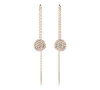 Swarovski Sublima Rose Gold Tone & Crystal Drop Earrings
