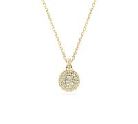 Swarovski Meteora pendant, White, Gold-tone plated