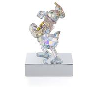 Swarovski Mickey & Friends Donald Duck Figurine, Clear Faceted Crystal with Aurora Borealis Effect, Part of the Mickey & Friends Collection