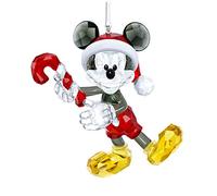 Swarovski Mickey Mouse Christmas Ornament Crystal, Multi-Colour, 5.4 x 7.8 x 4.1 cm