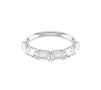 Swarovski Millenia Bangle Bracelet, Clear Octagon-Cut Crystals in a Rhodium-Finished Setting, Size S, Part of the Millenia Collection