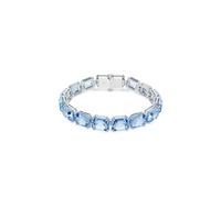 Swarovski Millenia bracelet, Octagon cut, Colour gradient, Blue, Rhodium plated