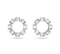 Swarovski Millenia Crystal Octagon Hoop Earrings