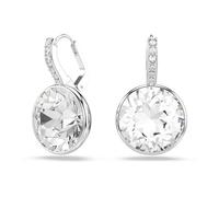 Swarovski Millenia Drop Earrings, Clear Round-Cut Crystals in a Rhodium-Finished Setting, Part of the Swarovski Millenia Collection