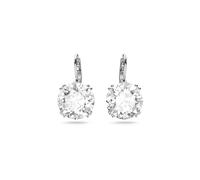 Swarovski Millenia Drop Earrings, Round Cut Clear Crystals in a Rhodium Plated Setting, from the Millenia Collection