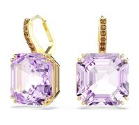 Swarovski Millenia Earrings Goldplated Stainless Steel 5759990 - Woman - Stainless Steel Gold/Purple