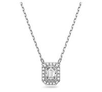 Swarovski Millenia necklace, Octagon cut, White, Rhodium plated