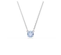 Swarovski Millenia pendant, Octagon cut, Blue, Rhodium plated