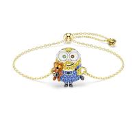 Swarovski Minions Bob Bracelet, Pavé, Multicolored, Gold-Tone Plated