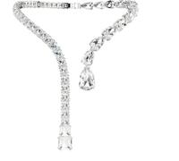 Swarovski Mixed Cut Matrix Open Necklace White