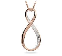 Swarovski Exist Infinity Pendant Necklace Rose Gold-Tone Crystal Pavé 5636494