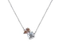 Swarovski Necklace Attract Soul Pink And White Rhodium Plated Style 5517115