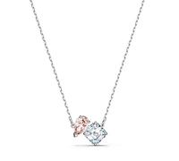 Swarovski Necklace Attract Soul Pink And White Rhodium Plated Style 5517115