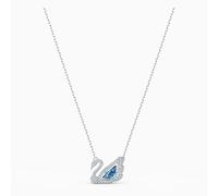 Swarovski Necklace Blue Pendant Dancing Swan 5533397