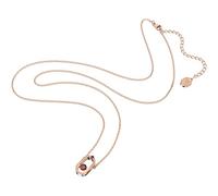 Una pendant, Round cut, Oval shape, Red, Rose gold-tone plated