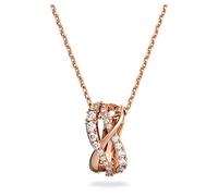 Swarovski Necklace, White Stones in a Rose Gold Tone Plated Setting, from the Twist Collection