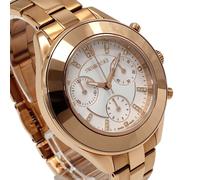 Swarovski Octea Lux Sport 37mm Rose Gold Chronograph Watch 5612194