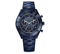 Swarovski Octea Lux Sport watch, Metal bracelet, Blue, Blue finish
