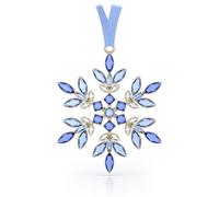 Swarovski Ornaments Swarovski Gema Holiday Blue Ornament 9.3 x 0.7 x 7.5cm