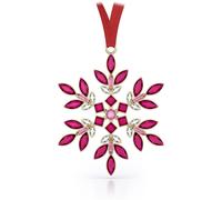 Swarovski Ornaments Swarovski Gema Holiday Red Crystal Ornament 9.3 x 0.7 x 7.5cm