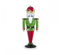 Swarovski Ornaments Swarovski Holiday Cheers Green Nutcracker 10 x 2.8 x 4cm