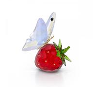 Swarovski Ornaments Swarovski Idyllia Butterfly and Strawberry 5.1 x 3 x 4.3cm